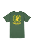 USA-made Trump 2024 T-shirt featuring classic logo and modern classic fit