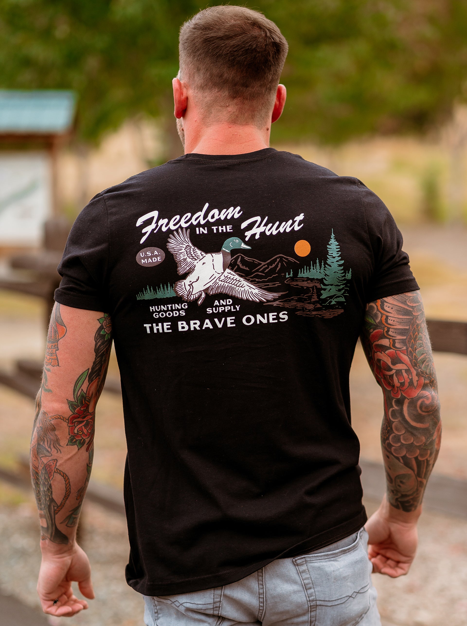 Mallard II T-Shirt by The Brave Ones – Duck hunting and outdoor adventure tee