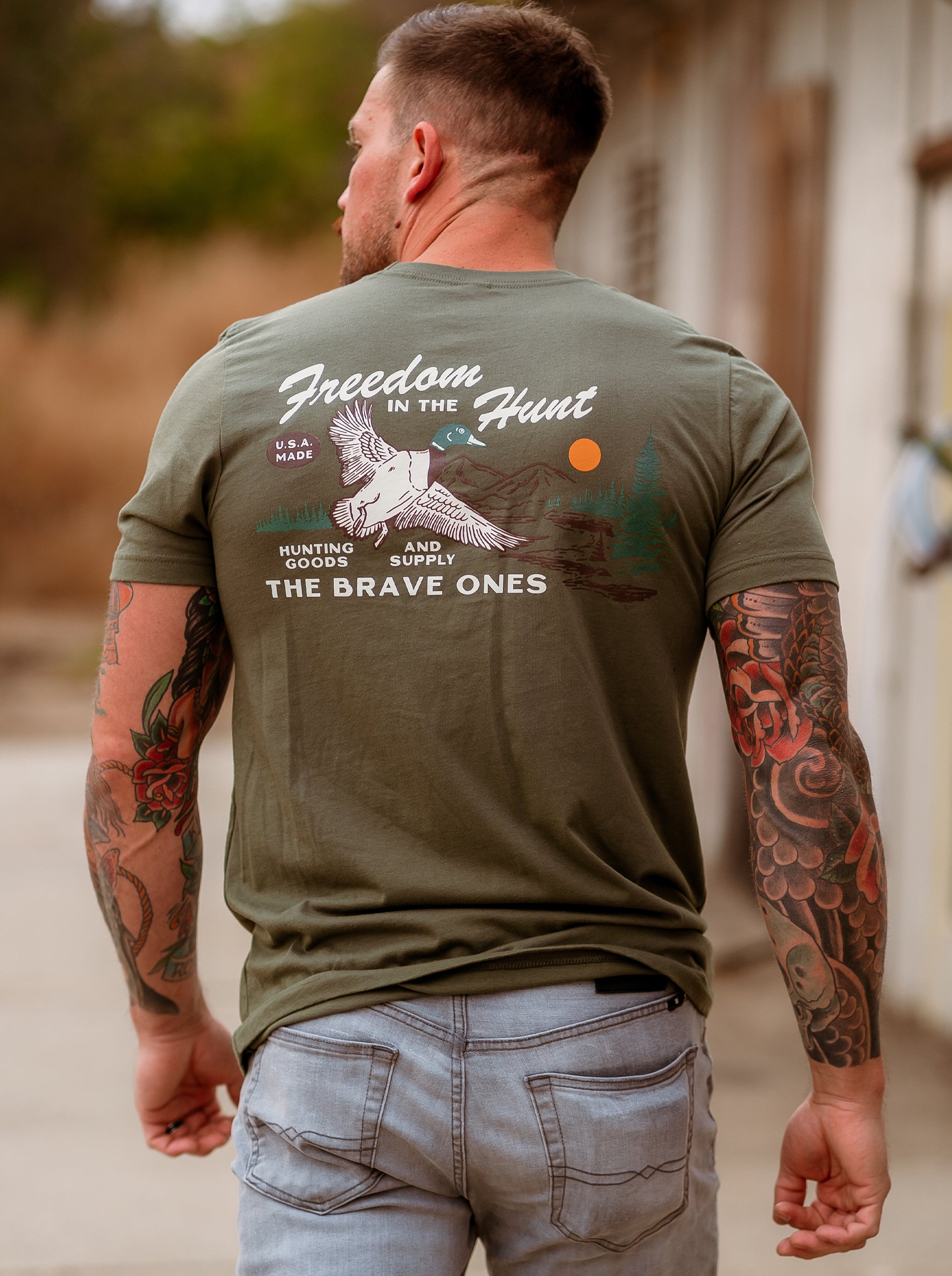 Mallard II T-Shirt by The Brave Ones – Waterfowl hunting and outdoor adventure tee