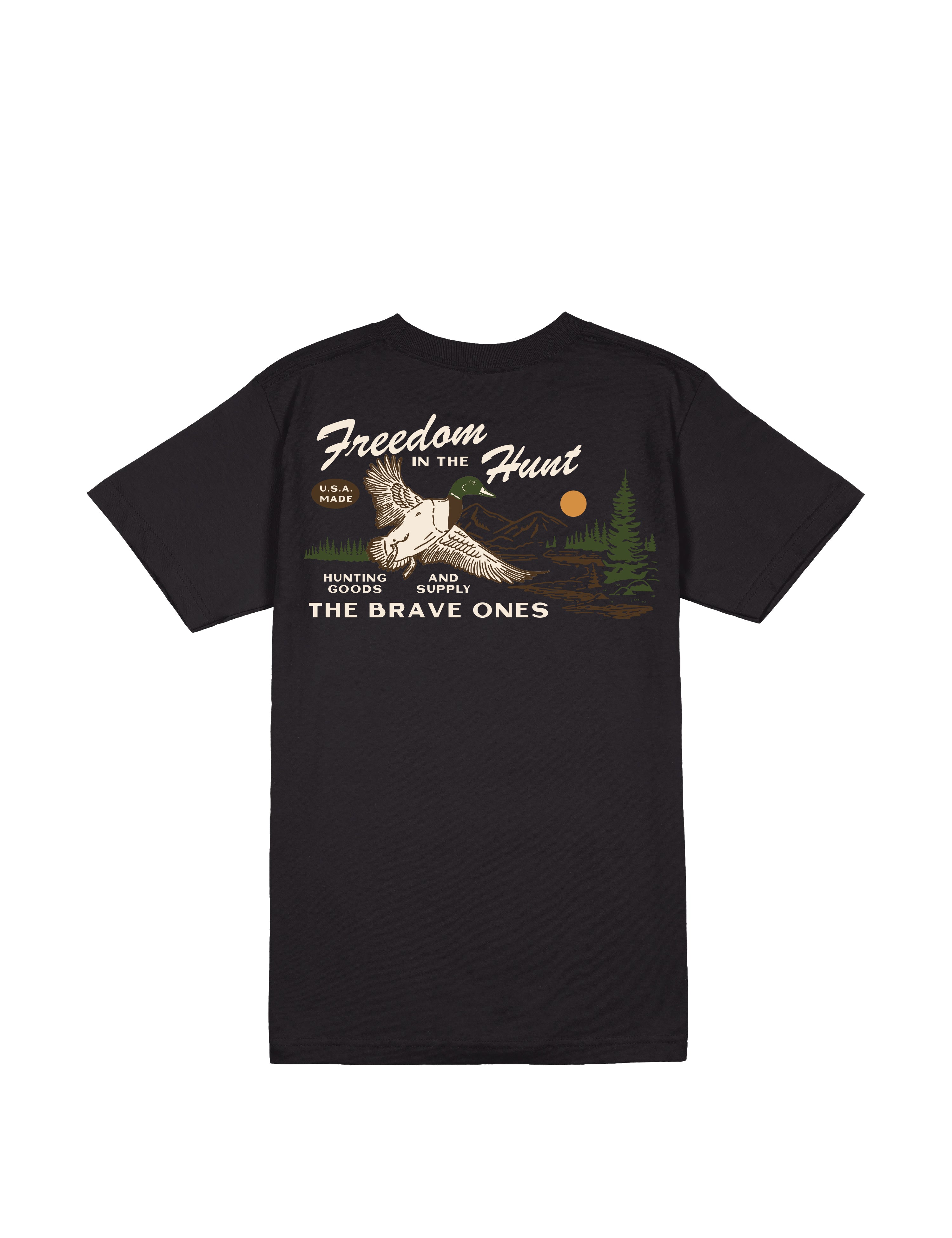 Back view of the Mallard II T-Shirt showcasing outdoor-inspired design